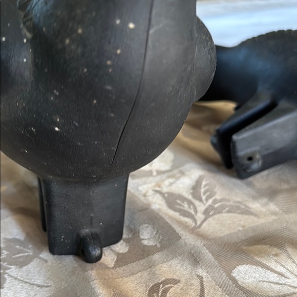 Vintage Black Bird Decoy. Set of 2 - Picture 5 of 5